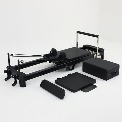 Pilates Reformer Pliable Aluminium - Noir