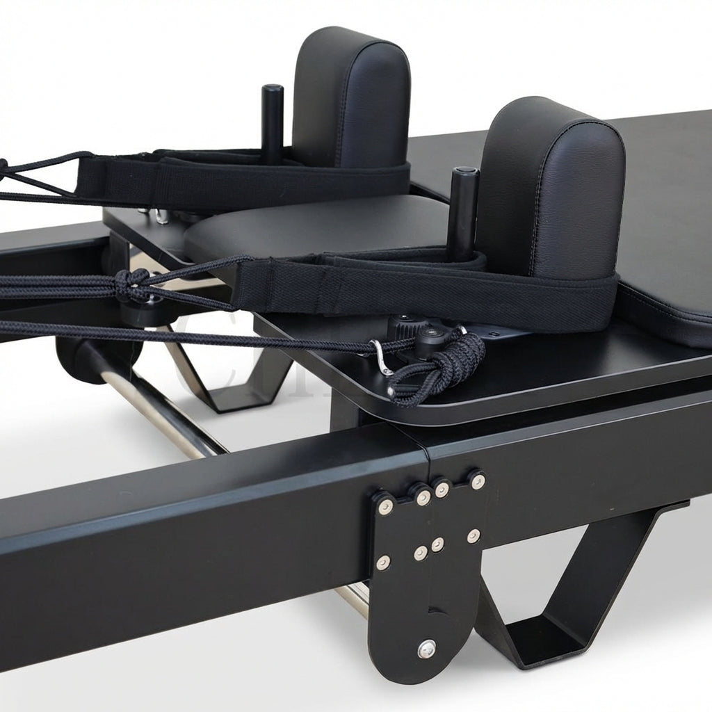 Pilates Reformer Pliable Aluminium - Noir